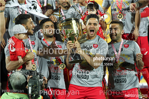 جشن قهرمانی تیم فوتبال پرسپولیس 96/01/30-صادق محرمی,سامان نریمان جهان,علی علیپور,کمال کامیابی نیا,