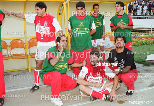 بازیکنان دهه های مختلف فوتبال ایران21-علی انصاریان,محمد برزگر,رضا جباری,بهنام ابوالقاسم پور,سهراب انتظاری,