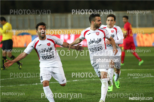 نفت تهران 0-پرسپولیس 2( 95/12/15)-سامان نریمان جهان,سروش رفیعی,فرشاد احمدزاده,