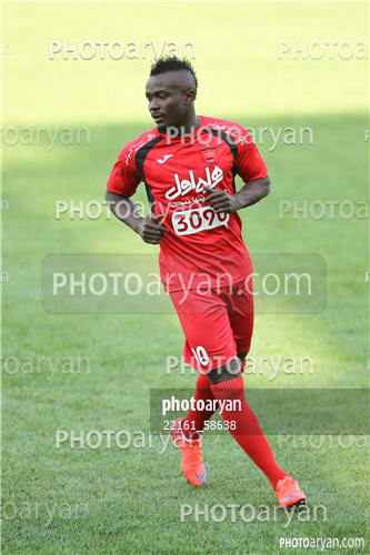 تمرین پرسپولیس  در ورزشگاه شهید کاظمی96/04/07-گادوین منشاGodwin Mensha,