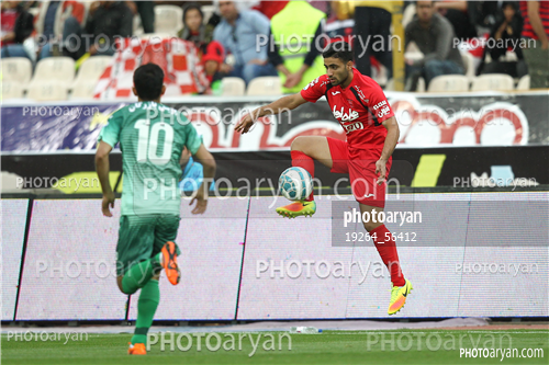 پرسپولیس 3-ذوب آهن اصفهان 3-96/02/09-صادق محرمی,احسان پهلوان,