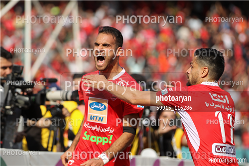 پرسپولیس 1-استقلال 0 (98/01/10)-کمال کامیابی نیا,احمد نورالهی,شادی بعد ازگل,