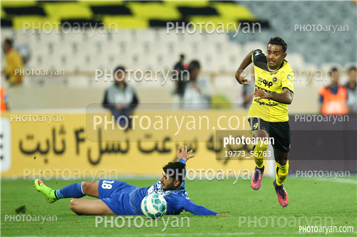 استقلال 2-سپاهان اصفهان 1-96/02/14-میلاد زکی پور,فريد بهزادي کريمي,