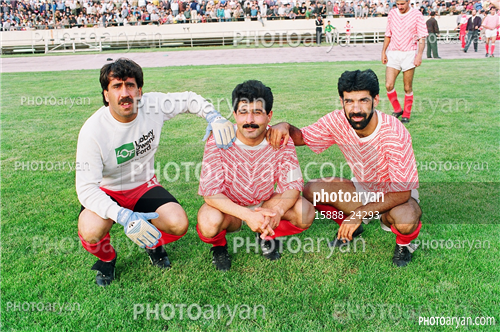 بازیکنان دهه های مختلف فوتبال ایران 2-مرتضی فنونی زاده,محمد پنجعلی,وحید قلیچ,