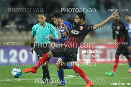 استقلال 1-الاهلی امارات 1 -96/02/05-امید نورافکن,