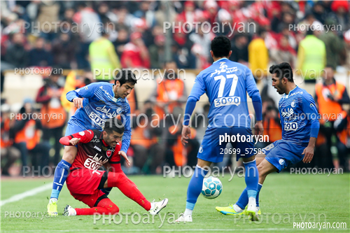 استقلال 3-پرسپولیس 2 -95/11/24-وحید امیری,محسن مسلمان,فرشید اسماعیلی,بهنام برزای,