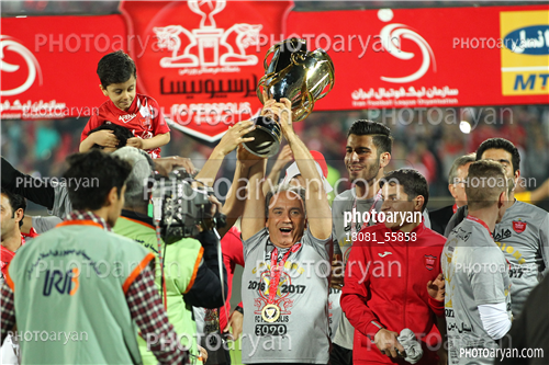 جشن قهرمانی تیم فوتبال پرسپولیس 96/01/30-