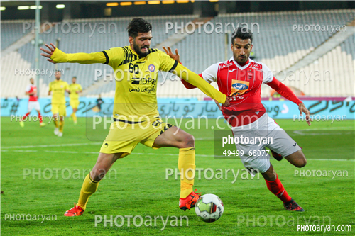 پرسپولیس 0-  نفت تهران 0  (96/10/15)-حسین ماهینی,حامد آقایی,