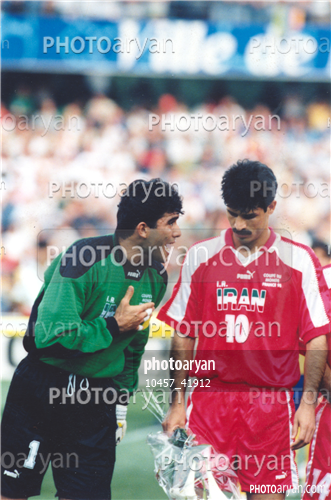 تیم ملی ایران/جام جهانی 1998 فرانسه-احمدرضا عابدزاده Ahmad Reza Abedzadeh,علی دایی  Ali Daei,