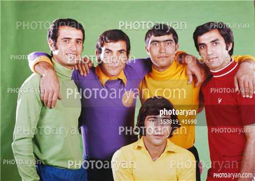 ستارگان فوتبال ایران   دهه 50-ناصر حجازی,بهرام مودت,عزیز اصلی,اکبر مالکی,
