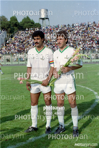 بازیکنان دهه های مختلف فوتبال ایران 15-سیروس قایقران,جواد زرینچه,