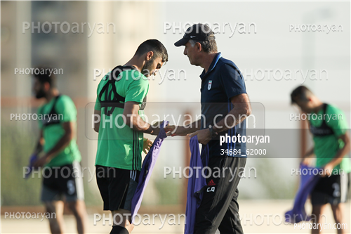 تمرین تیم ملی ایران (1396/07/10)-کاوه رضایی,کارلوس کی روش,