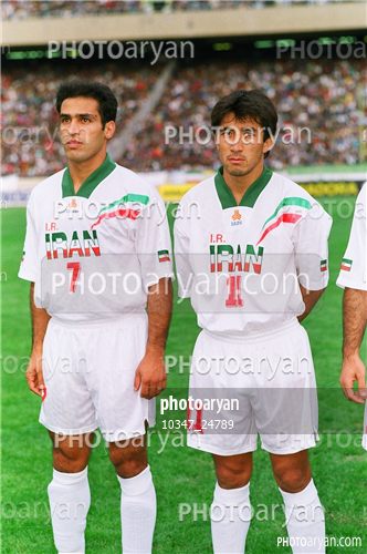 بازیکنان دهه های مختلف فوتبال ایران 1-خداداد عزیزی  Khodadad Azizi,علیرضا منصوریان,