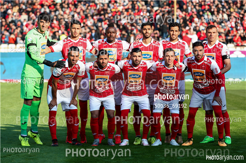 پرسپولیس 1 -گسترش فولاد تبریز 1 (96/10/28)-محمد انصاری,شجاع خلیل زاده,صادق محرمی,علیرضا بیرانوند,حسین ماهینی,وحید امیری,محسن مسلمان,فرشاد احمدزاده,علی علیپور,سید جلال حسینی,گادوین منشاGodwin Mensha,