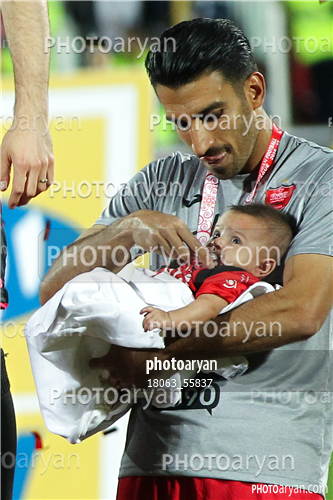 جشن قهرمانی تیم فوتبال پرسپولیس 96/01/30-حسین ماهینی,