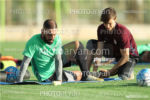 تمرین تیم ملی ایران (1396/07/10)-اشکان دژاگه,
