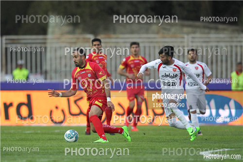 نفت تهران 0-پرسپولیس 2( 95/12/15)-محسن مسلمان,محمد قاضی,