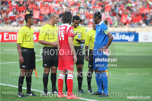 پرسپولیس 1-الهلال عربستان  0 (94/02/29)-محمد نوری,داوران و کاپیتانها,