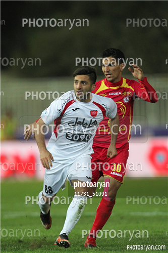نفت تهران 0-پرسپولیس 2( 95/12/15)-سامان نریمان جهان,اکبر صادقی,