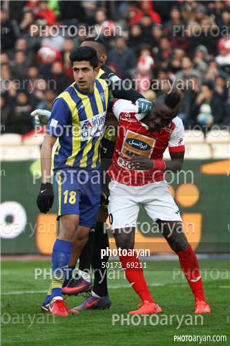 پرسپولیس 1 -گسترش فولاد تبریز 1 (96/10/28)-گادوین منشاGodwin Mensha,