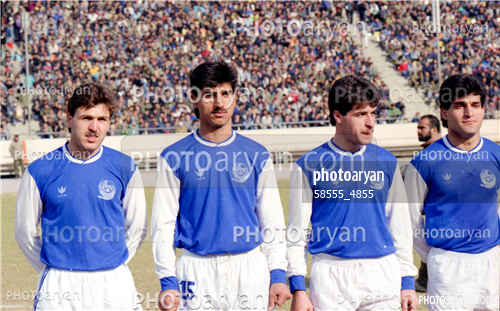 بازیکنان دهه های مختلف فوتبال ایران 15-صادق ورمزیار,رضا حسن زاده,جواد زرینچه,امیر هاشمی مقدم,