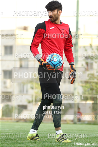 تمرین پرسپولیس در ورزشگاه خیریه عمل 96/02/23-علیرضا بیرانوند,