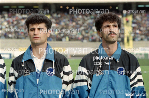 بازیکنان دهه های مختلف فوتبال ایران 12-بهروز پرورش خواه,محمد خرمگاه,