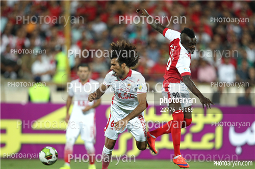 پرسپولیس 2-فولاد خوزستان 0 -96/05/05-گادوین منشاGodwin Mensha,عبداله کرمی,