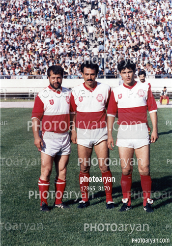 بازیکنان دهه های مختلف فوتبال ایران 3-فرشاد پیوس  Farshad Pious,ضیاء عربشاهی,علی پروین  Ali Parvin,