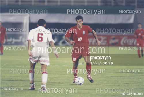 بازیکنان دهه های مختلف فوتبال ایران 40-علی دایی  Ali Daei,