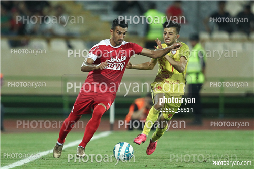 پرسپولیس تهران3-نفت تهران 0 -96/04/30-حسین ماهینی,مجتبی حق دوست,