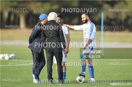 تمرین استقلال تهران (96/07/15)-فرشید اسماعیلی,داریوش شجاعیان,وینفرد شفر,