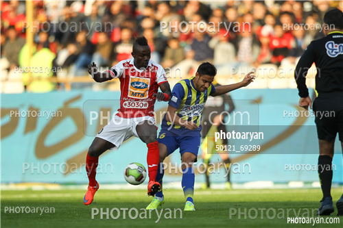 پرسپولیس 1 -گسترش فولاد تبریز 1 (96/10/28)-گادوین منشاGodwin Mensha,احمدرضا زنده روح,