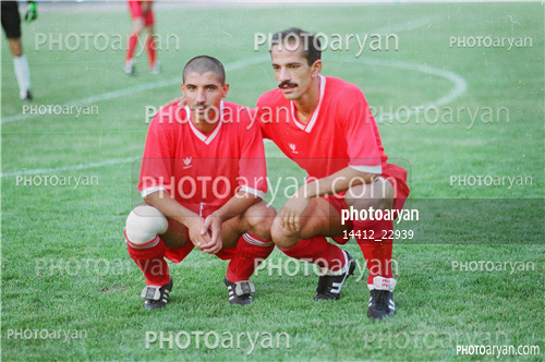 بازیکنان دهه های مختلف فوتبال ایران 1-مجتبی محرمی,محمد خاکپور,