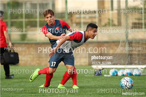 تمرین پرسپولیس در ورزشگاه خیریه عمل 96/02/23-فرشاد احمدزاده,حمید طاهرخانی,