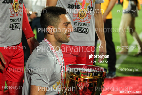 جشن قهرمانی تیم فوتبال پرسپولیس 96/01/30-سامان نریمان جهان,