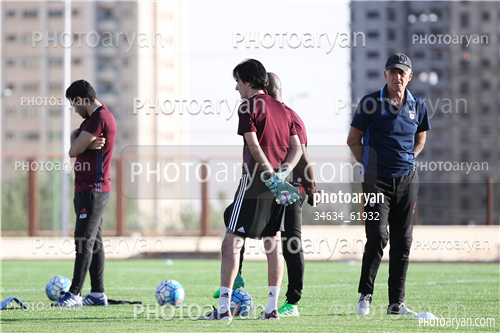 تمرین تیم ملی ایران (1396/07/10)-کارلوس کی روش,