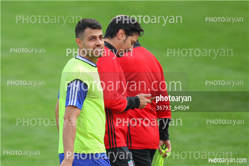 تمرین تیم ملی فوتبال  (96/08/13)-مرتضی پور علی گنجی,