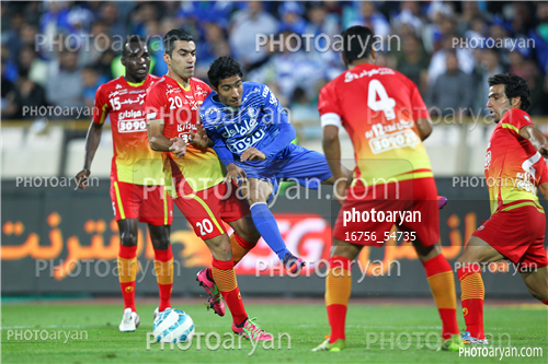 استقلال 1-فولاد خوزستان 0-96/01/12-ماتیاس چاگو,احمد عبداله زاده,سید محسن کریمی,