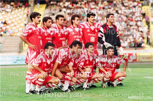 عکسهای تیمی پرسپولیس  دهه 70-احمدرضا عابدزاده Ahmad Reza Abedzadeh,رضا شاهرودی,افشین پیروانی,مجتبی محرمی,علی دایی  Ali Daei,کریم باقری,رضا ترابیان,داوود محبوب,