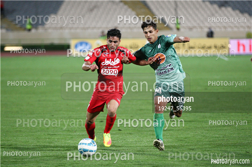 پرسپولیس 3-ذوب آهن اصفهان 3-96/02/09-صادق محرمی,مهران درخشان مهر,