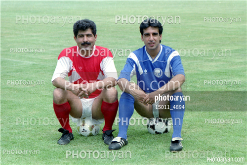 کاپیتانهای تیم های  تهرانی 1370-محمد پنجعلی,شاهین بیانی,