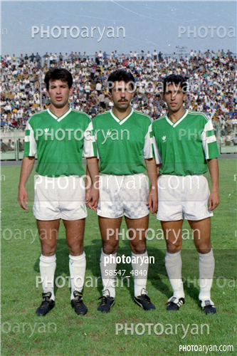 بازیکنان دهه های مختلف فوتبال ایران 15-حمید استیلی,علی اصغر مدیر روستا,محسن گروسی,