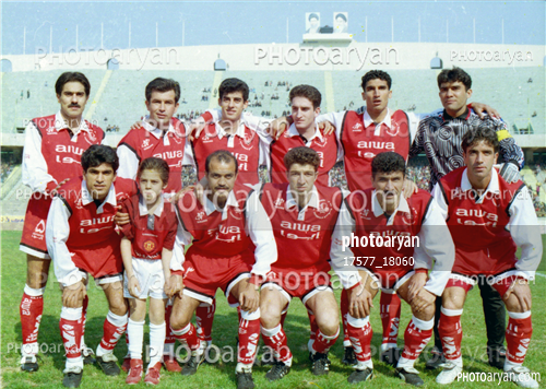 عکسهای تیمی پرسپولیس  دهه 70-احمدرضا عابدزاده Ahmad Reza Abedzadeh,افشین پیروانی,اسماعیل حلالی,بهروز رهبری فر,حمید استیلی,مهدی هاشمی نصب,نادر محمدخانی,نعیم سعداوی,بهنام سراج,ادموند بزیک,علی رضا امامی فر,