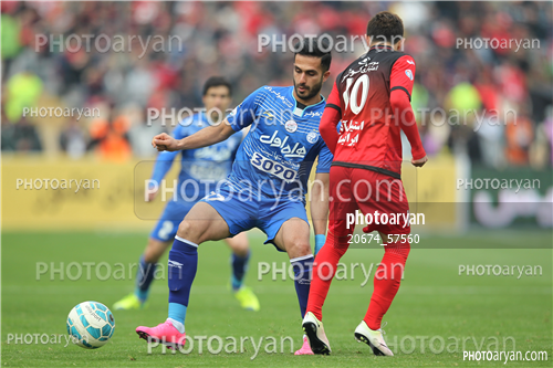 استقلال 3-پرسپولیس 2 -95/11/24-فرشاد احمدزاده,علی قربانی,