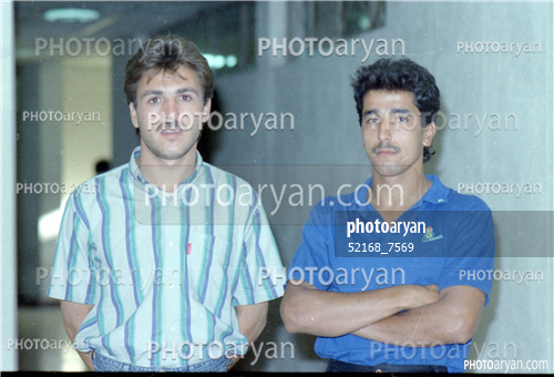 بازیکنان دهه های مختلف فوتبال ایران 12-جواد زرینچه,محسن گروسی,