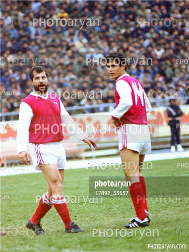 بازیکنان دهه های مختلف فوتبال ایران 3-فرشاد پیوس  Farshad Pious,علی پروین  Ali Parvin,