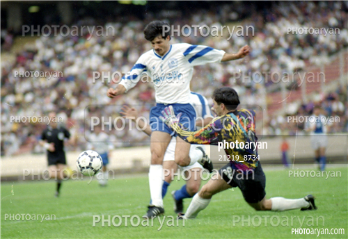 بازیکنان دهه های مختلف فوتبال ایران 5-علی دایی  Ali Daei,حمید بابازاده,