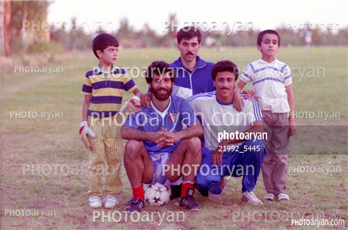بازیکنان دهه های مختلف فوتبال ایران 7-شاهرخ بیانی,حمید بابازاده,عبدالصمد مرفاوی,