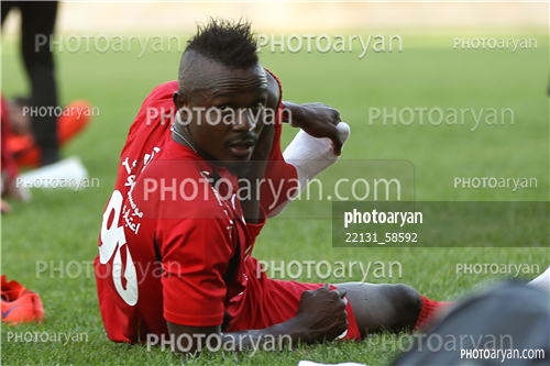 تمرین پرسپولیس  در ورزشگاه شهید کاظمی96/04/07-گادوین منشاGodwin Mensha,